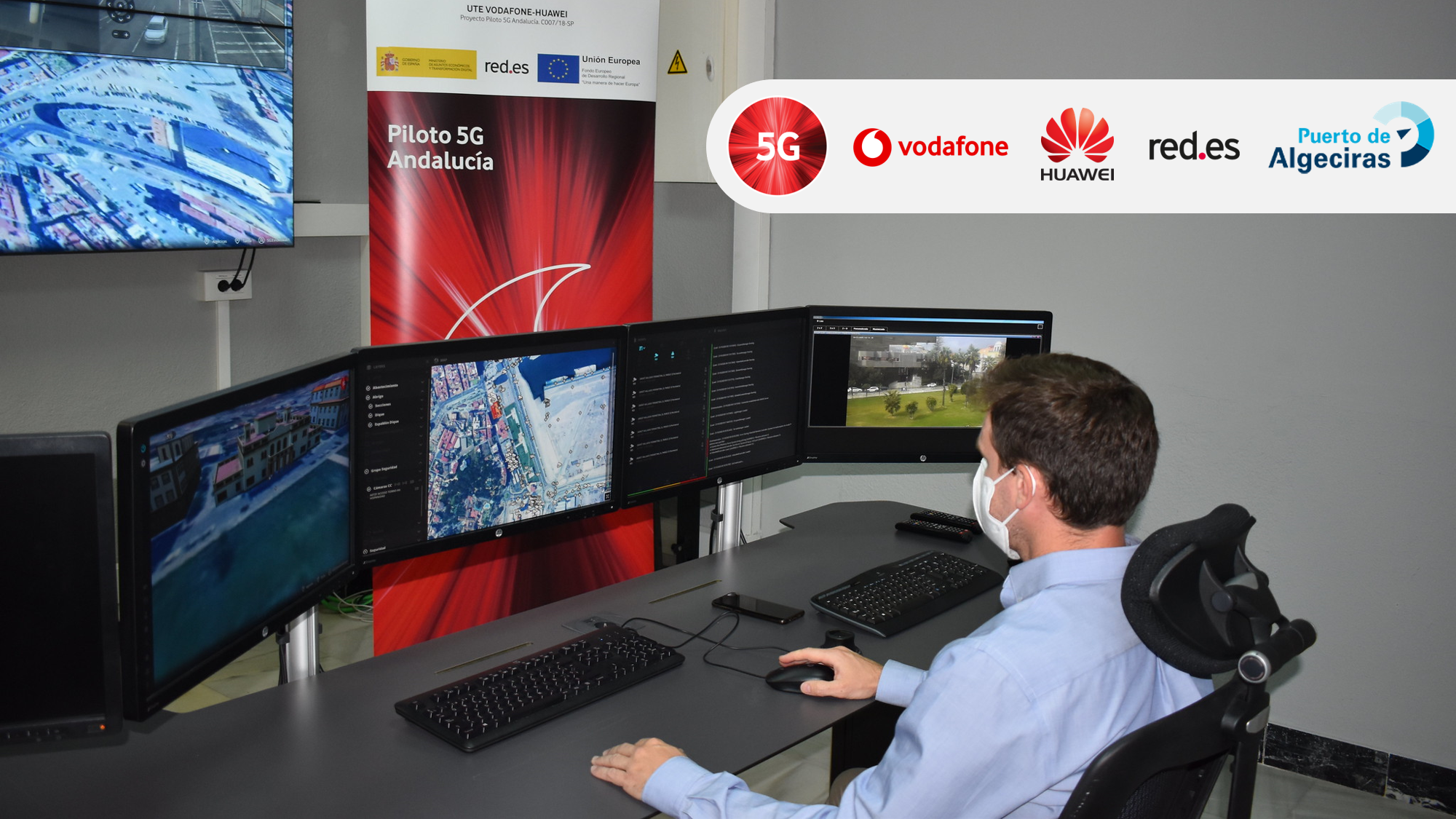 5g algeciras vodafone huawei red